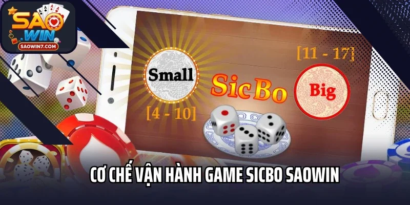Cơ chế vận hành game Sicbo Saowin